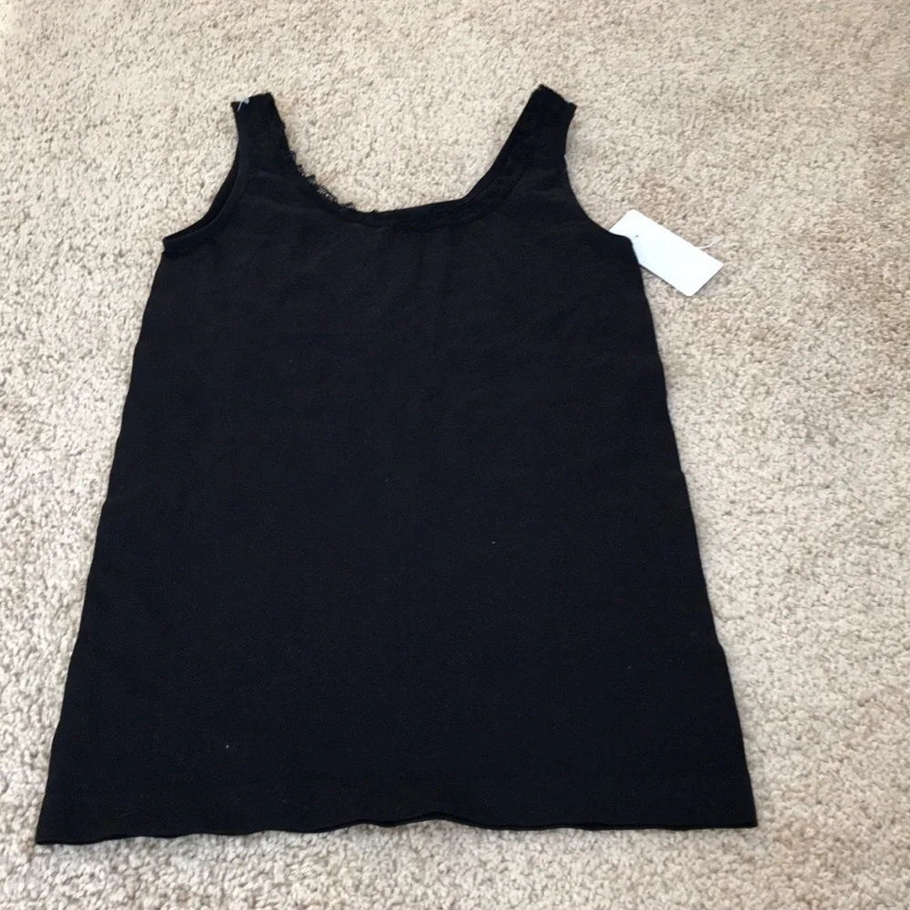 NWT! MARILYN MONROE size L black stretchy slip